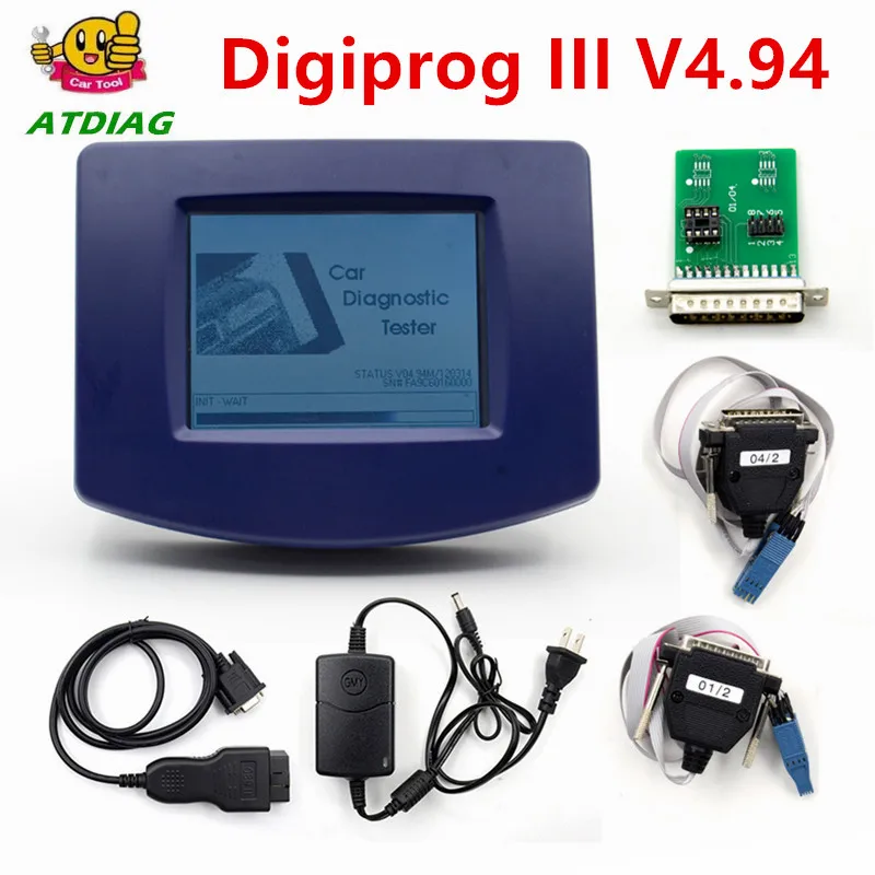 

Digiprog III V4.94 Digiprog 3 FTDI Chip FT232BT A++ OBD2 ST01 ST04 cable odometer correction tool Digiprog3 Change mileage