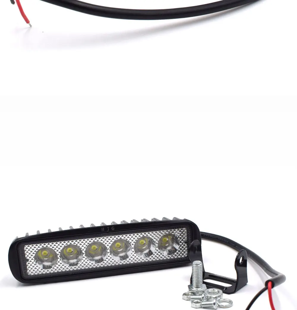 12V 24V Auto LED Light 18W Car Work Lamp Boat Vehicle Top Head Bulb 2000LM IP67 Waterproof Flood Beam Lighting Spot Lights (5)
