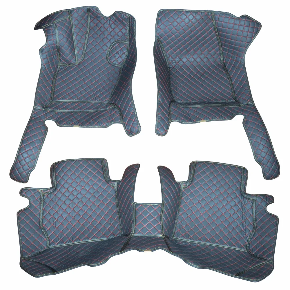

Custom car floor mats for 2004-17Ford Mondeo black with red line Better match with the leather interior of the original car