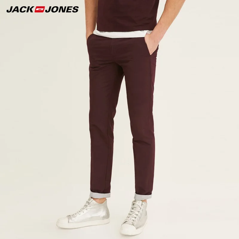 JackJones Men's Spring & Summer Slim Fit Casual Pants |217114509