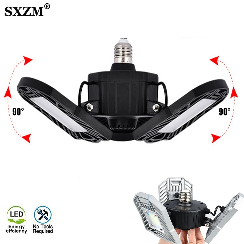 

E27 60W Led Deformable Lamp Garage light LED SMD2835 Bulb Home Lighting High Intensity Parking Warehouse AC85-265V