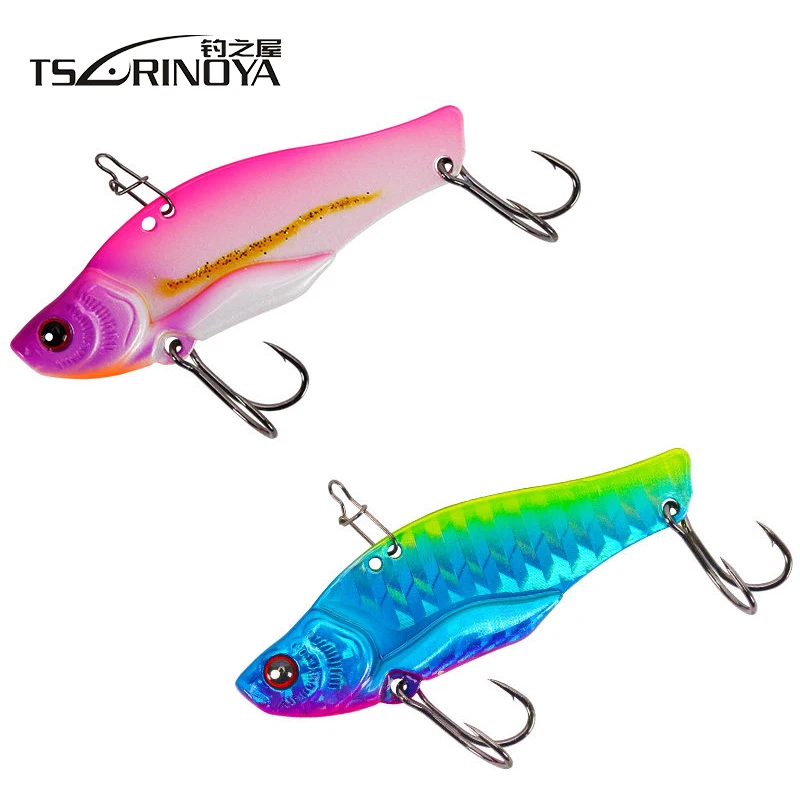  Tsurinoya Fishing Lure TEPAN VIB 7g 11g 14g 17g Double Hooks Sinking Metal VIB Long Casting Lures F