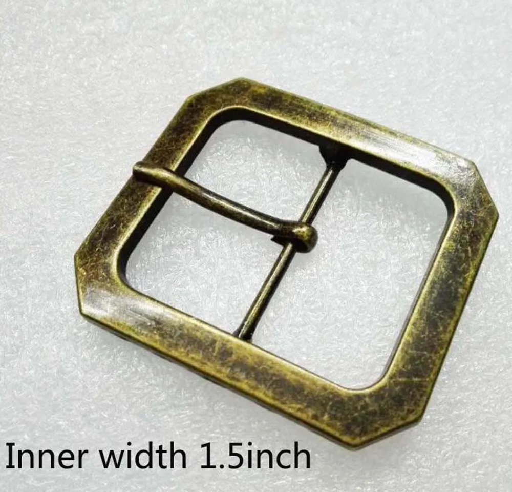 Wholesale 10pcs/lot simple metal buckle with pin belt buckle bronze