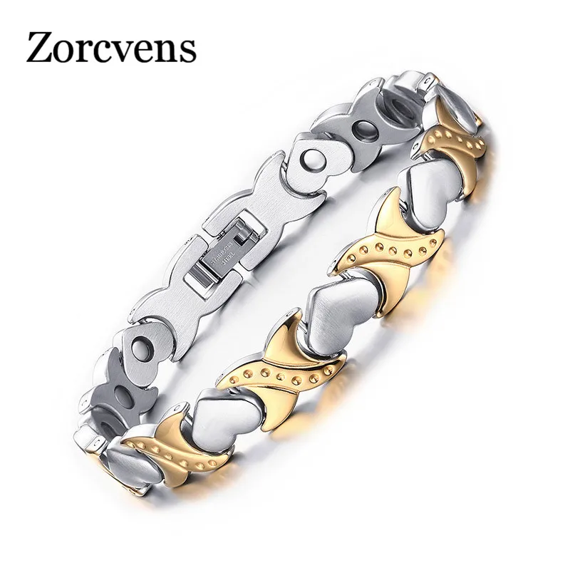 

LETAPI healthy care bracelets & bangles for women jewelry energy magnetic bracelet for women heart hand chain free shipping