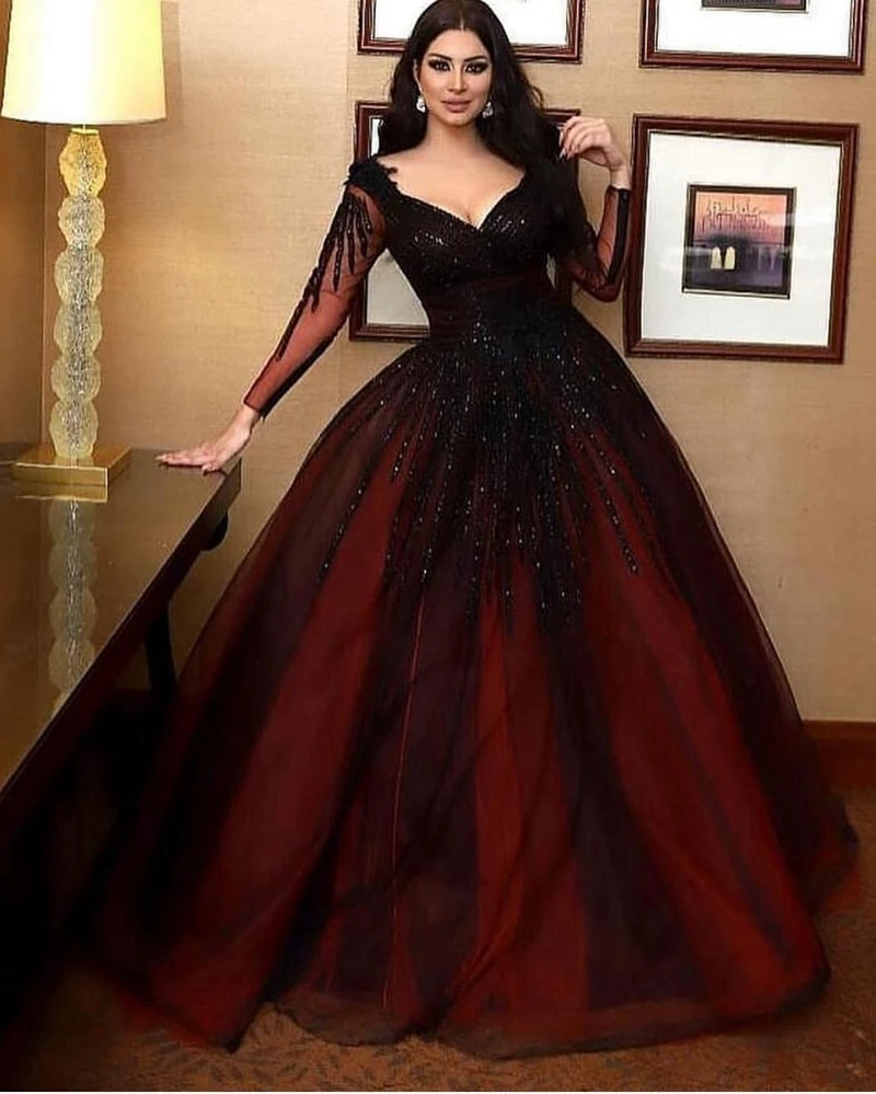 Hand beading Party dress Evening gowns 
