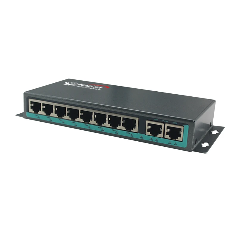 

Free shipping POE switch 8port+2uplink port 10/100M poe network switch for Network POE switch