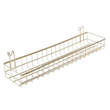 

HIPSTEEN Iron Art Hanging Basket Frame Wall Living Room Grid Wall for Photo Picture Golden