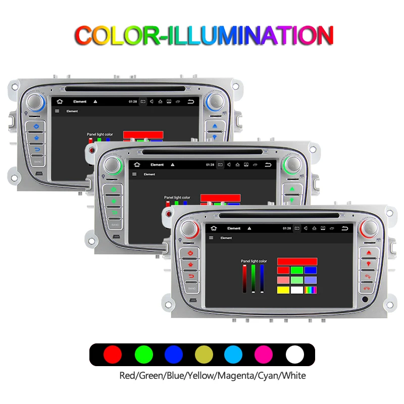 Cheap Android 9.0 Car DVD Player for Ford Focus Mondeo Galaxy Car radio Audio Radio Stereo GPS Head Unit with 2G RAM 11