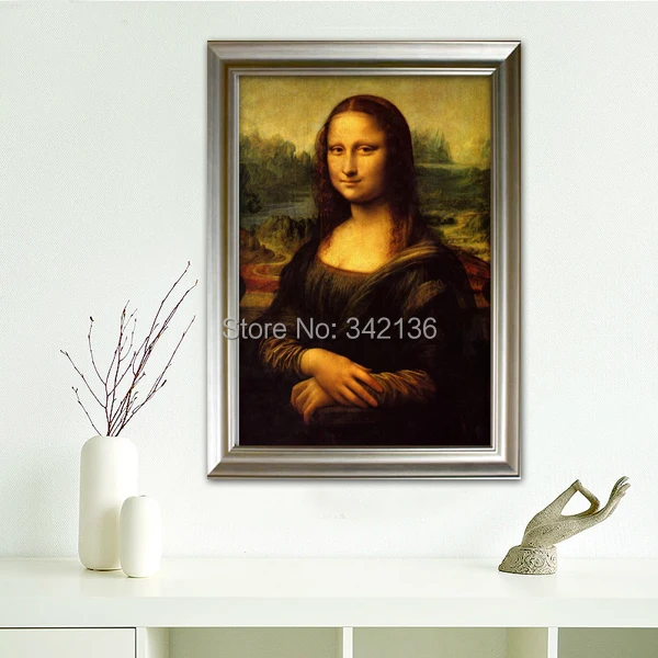 Картина маслом Leonardo Da Vinci Mona Lisa (La Gioconda) 100% ручная роспись художником картинки для
