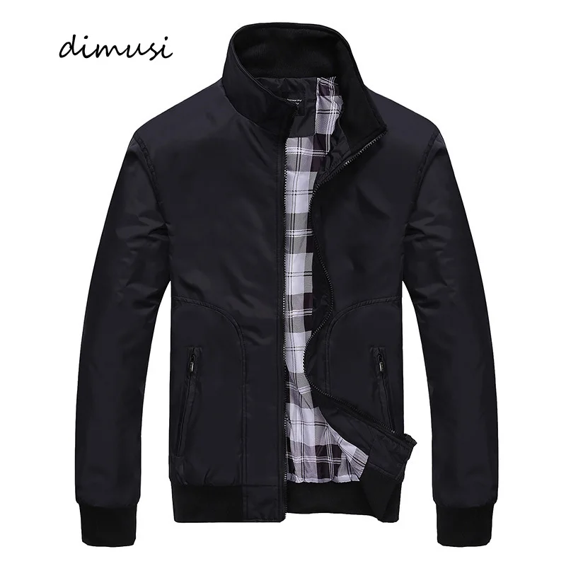 

DIMUSI Spring Autumn Men's Bomber Jackets Casual Male Outwear Windbreaker Thin Jackets Fashion Mens Baseball Slim Coats,YA962
