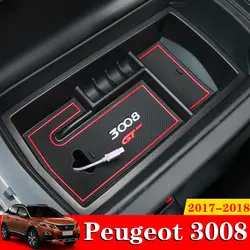 1 х автомобильные аксессуары центральный подлокотник контейнер карманный органайзер-коробка для хранения для peugeot 3008 GT 3008GT 2016 2017 2018
