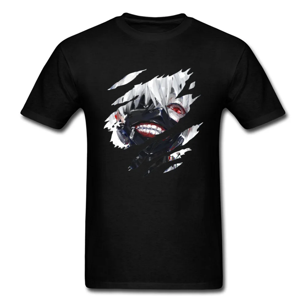 Футболка Tokyo Ghoul Кен канеки Мужская футболка человек-пожиратель аниме ужас топы
