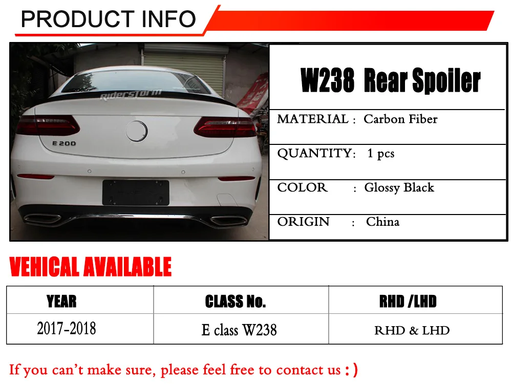 1-1 PRODUCT INFO W238-AMG 