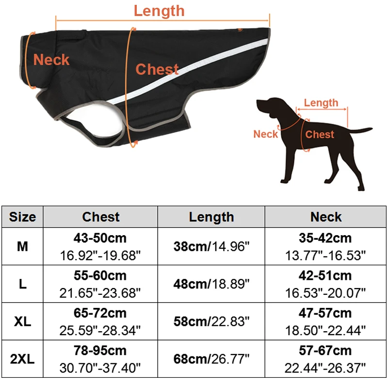 Водонепроницаемый для собак на открытом воздухе пальто, куртки для собак светоотражающие из дышащего материала, для средних и больших собак Одежда спортивного типа для золотисто-ретривер/Лабрадор