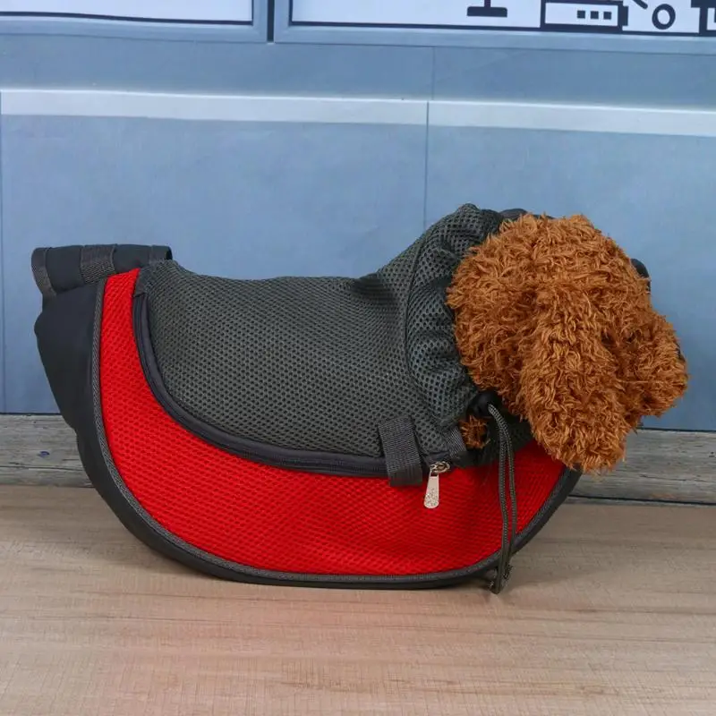 Pet Carrier Carrying Cat Dog Puppy Small Animal Sling Front Carrier Mesh Comfort Travel Tote Shoulder Bag Pet Backpack
