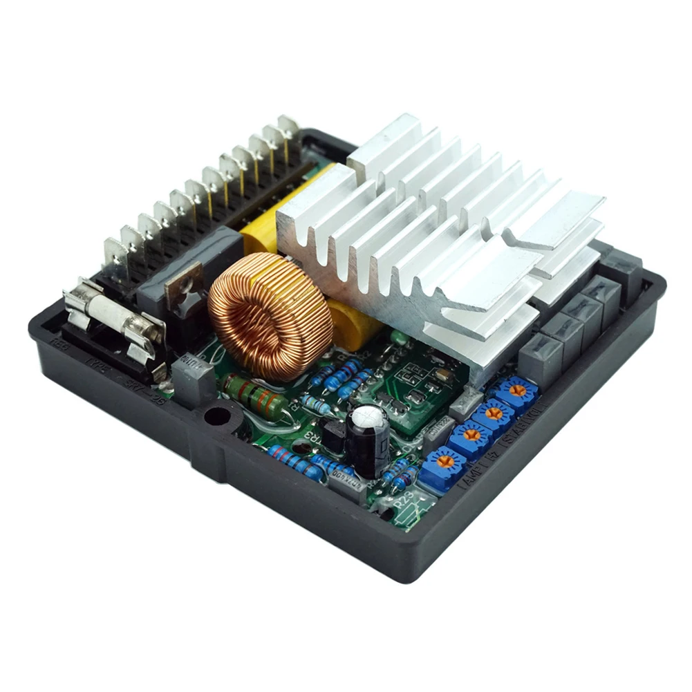

SR7 Generator Part Stabilizer With Connector Durable Protective Brushless Alternator Voltage Regulator Automatic Home Electronic