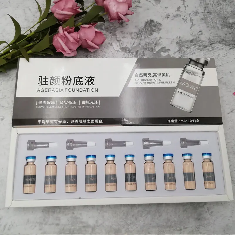 

Hot Sale BB Glow Cream Brightening Essence Natural Make Up Whitening Liquid Foundation