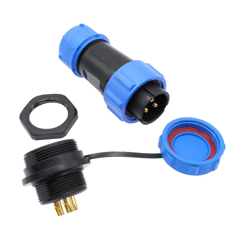 SP2110 SP2112 водонепроницаемый разъем задняя гайка SP21 2pin 3pin 4pin 5pin 7pin 9pin 12 pin IP68 разъемы