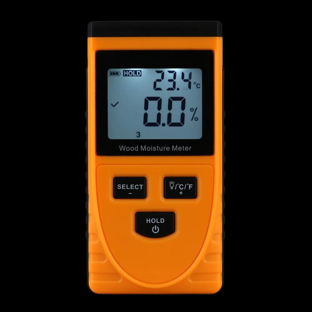 

Precision Digital Wood Moisture Meter LCD Display Hygrometer Temperature Humidity Tester Meter weather station diagnostic-tool