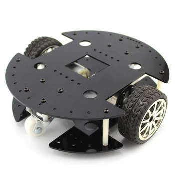 

2WD Two-drive Type 37B280 Intelligent Car 37GB Gear Motor Robot 200mm Acrylic Plate Chassis Model DIY Toy Accessory Technology