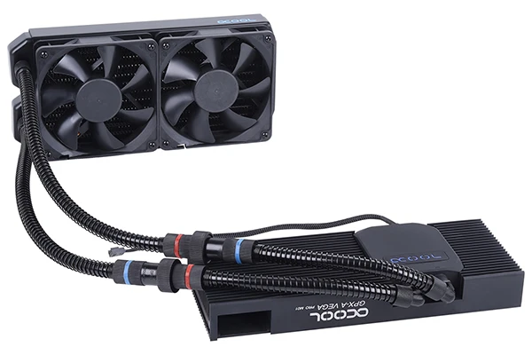 Alphacool видеокарта интегрированный радиатор с водяным охлаждением gpu кулер совместимый SLI-Nipper RX VEGA black armor - Цвет лезвия: 240 gpu cooler