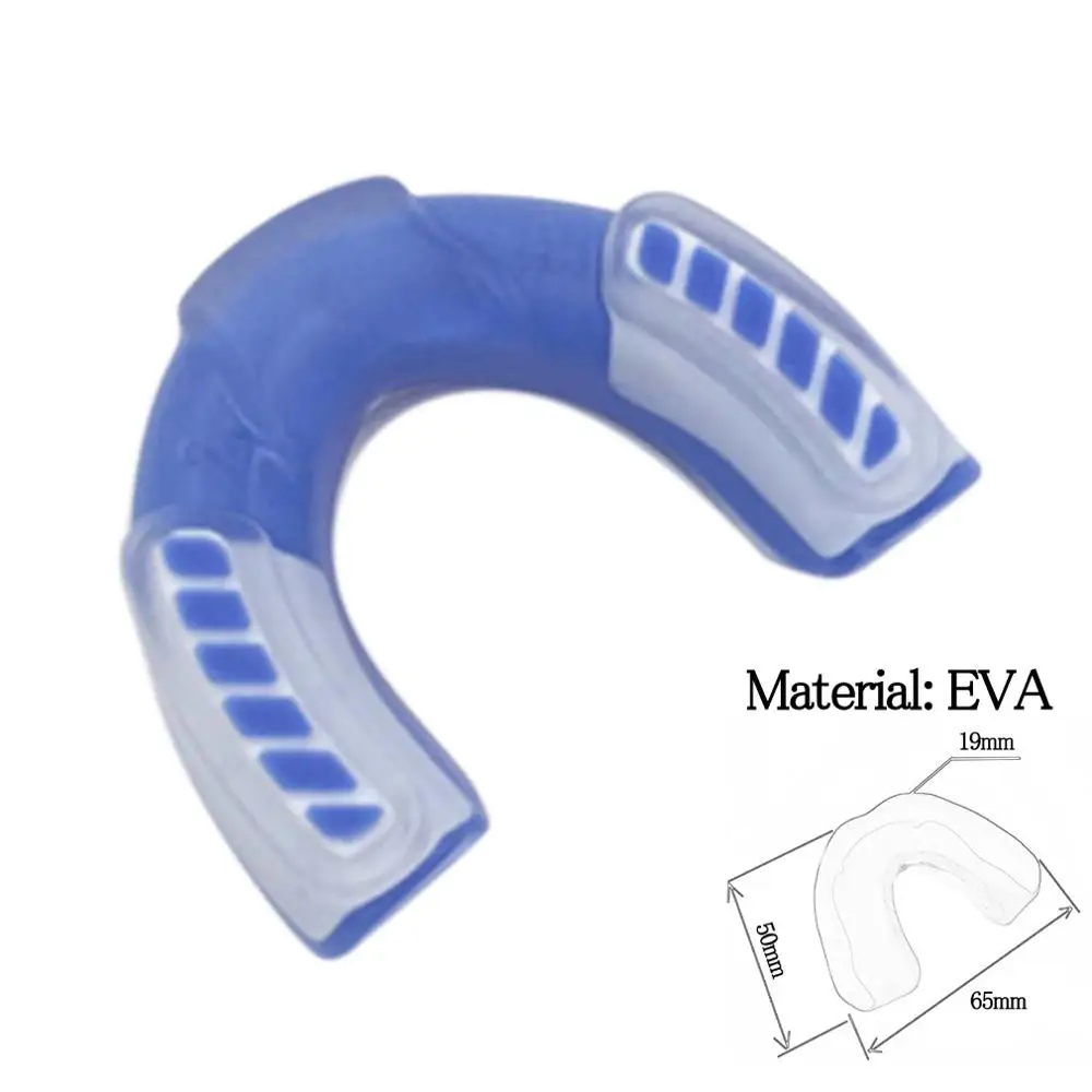 Professional Soft EVA Mouth Guard Adult Karate Muay Safety Mouth Protective Teeth Guard Sport Football Basketball Thai Boxing - Цвет: EVA Type C