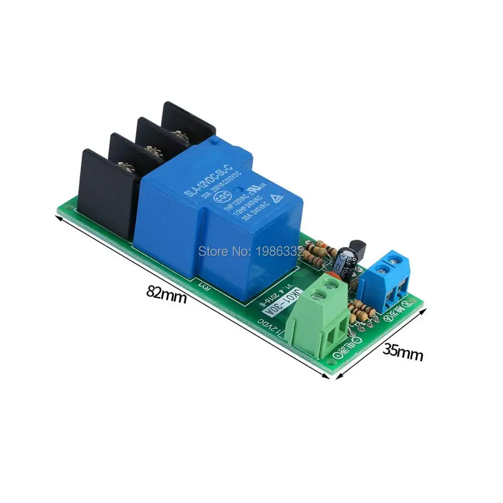 WS16 DC 12 В 30A многофункциональный регулируемый таймер задержки включения/выключения оптопара релейный модуль MCU таймер задержки 1s~ 1 часа