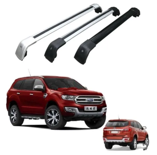 

JIOYNG Aluminium Alloy Cross Rack Racks Baggage Luggage Bar Fits For Ford Everest 2015 2016 2017 2018
