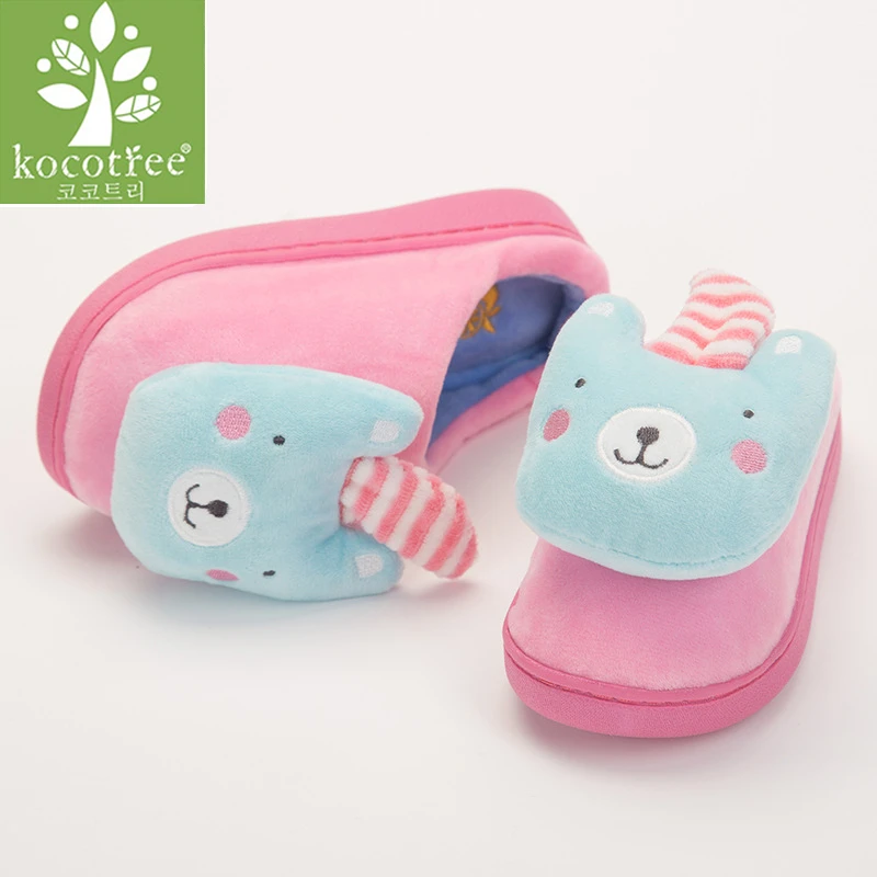 

Kocotree 2019 Winter Children Cotton Slipper Shoes Boys/Girls Indoor Slippers Fashion Plush Warming Velvet Home Kids Shoes