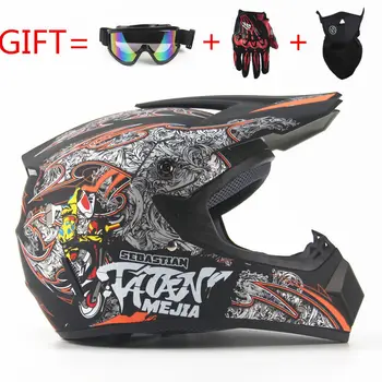 

NEW Off Road motorcycle Adult motocross Helmet ATV Dirt bike Downhill MTB DH racing helmet cross Helmet capacetes DOT moto