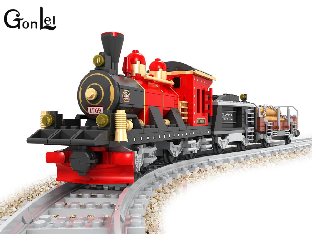 

25705 Model Building Kits Compatible with Legoinglys City Train Rail 009 3D Blocks Educational Model Building Toys for Children