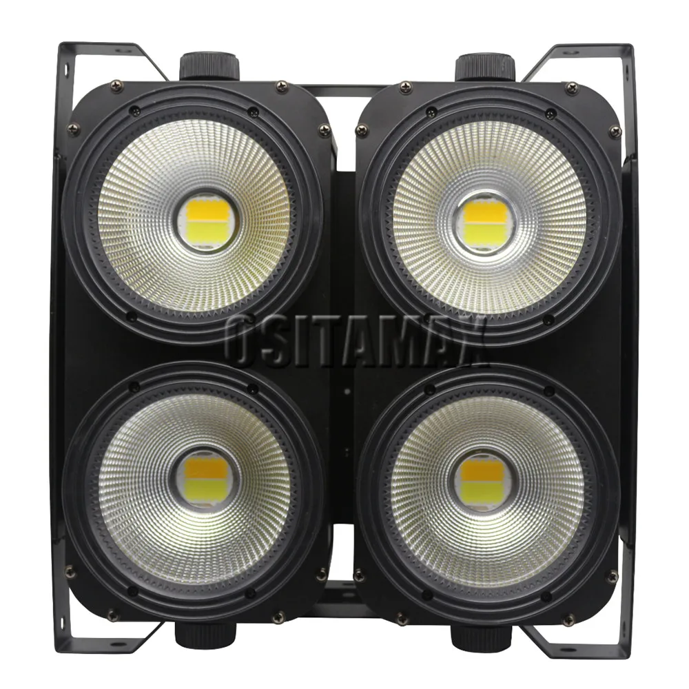 4/Лот 100 Вт 4 глаза АУДИТОРИЯ Blinder свет COB LED 4x100 матрица мыть теплый/холодный белый
