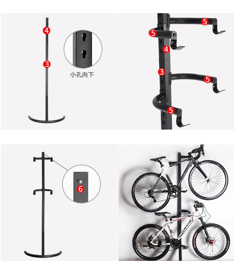 Высокое качество велосипедная парковочная стойка настенная Вертикальная стабильная демонстрационная стойка художественная велосипедная стойка идеальный Механический дизайн велосипедная опора