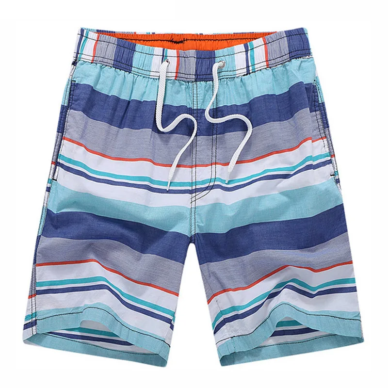Buy 2018 Summer Mens Multicolor Striped Casual Shorts