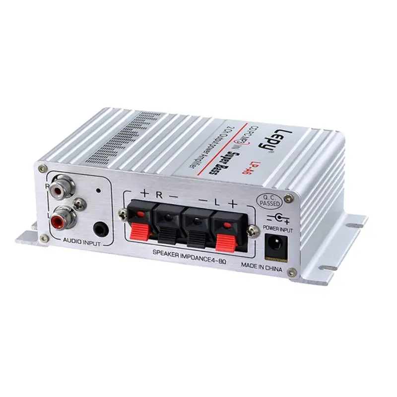

Lepy Auto Moto MP3 MP4 Hi-Fi Audio Stereo Mini Amplifier 12V 2A