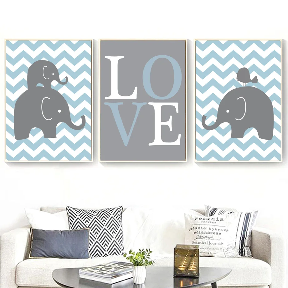 Cartoon-Elephant-Love-Wall-Art-Canvas-Painting-Nordic-Posters-And-Prints-Wall-Pictures-For-Living-Room(1)