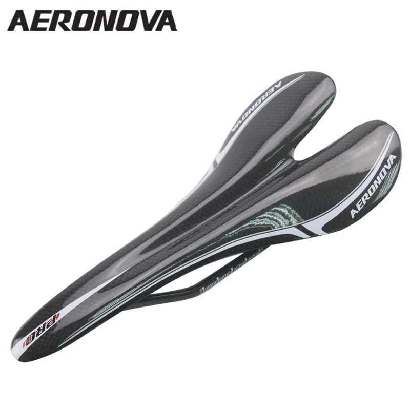 MTB Saddle Carbon Road Bicycle Seat AERONOVA Carbo...