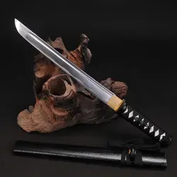 Tanto Мечи короткие Меч Японский самурайский меч ручной работы 1060 высокоуглеродистой стали ПОЛНЫЙ ТАН BLADE KATANA украшения дома