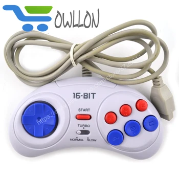 

Game controller for SEGA Genesis for 16 bit handle Gamepad for MD Game Accessories Bring turbo and slow function