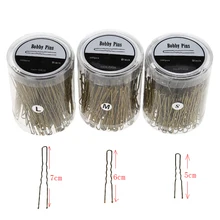 300pcs Hairdressing Styling DIY Tools Hair Pins Bobby Pins Pro Salon Tool Hair Wavy Thin U Clip Pins Barrette Hair Clamps Clips