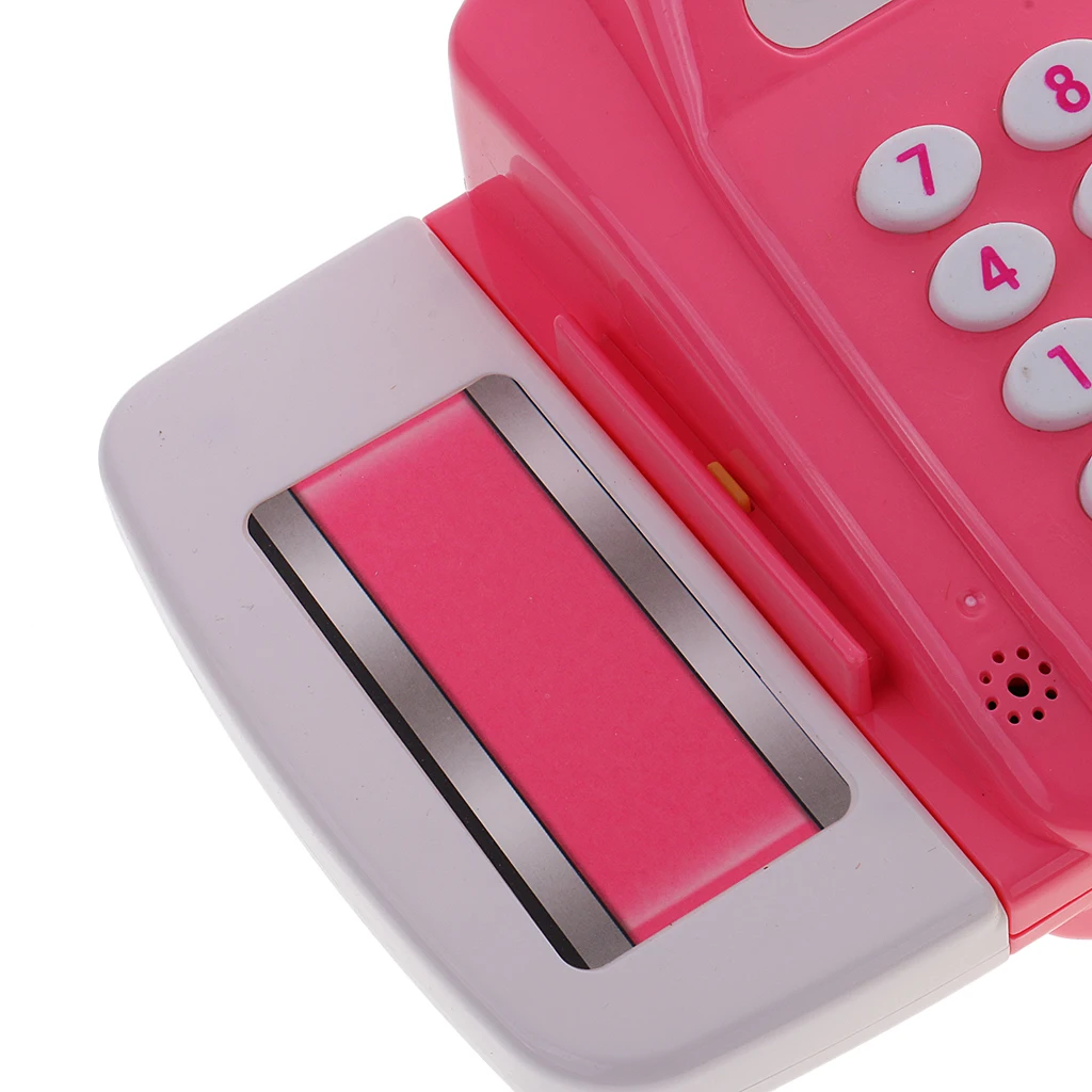 Electronic Cash Register Toy Pretend Play Realistic Action Toy Math Calculator Games for Kids Children Learning Toys