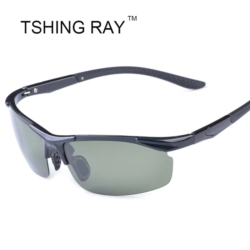 Sport Car Driving Polarized Sunglasses Men Fashion Cool Half Frame TR90