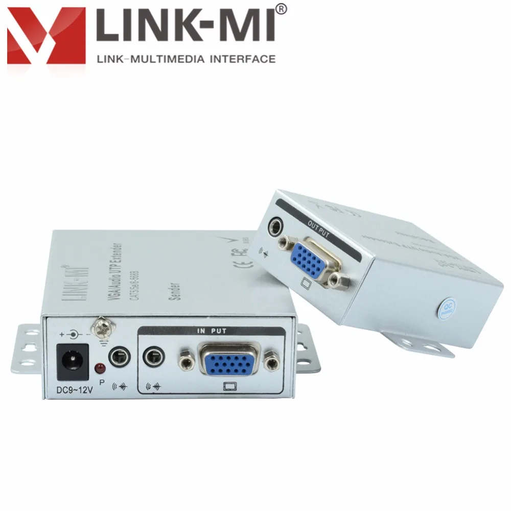 

100m VGA Extender Transmitter and Receiver RJ45 UTP VGA Network Analog video signal Amplifier 1920x1440 for PC Monitor Projector