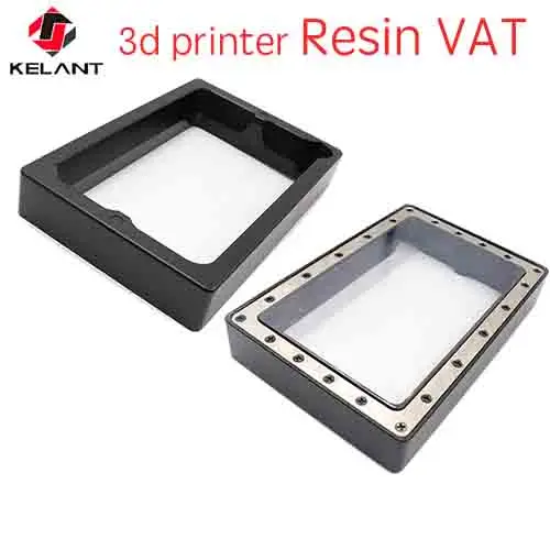 Resin VAT Kelant Orbeat D200 3d Принтер lcd экран DLP 3D impresora Фотон комплект принтеров УФ Смола свет-лечение 3,5 ''Настольный 405nm impressora - Цвет: Resin VAT