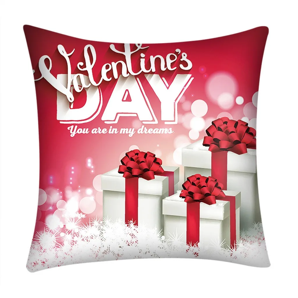 

Nordic funny words letters Cotton Linen Quote Cushion Cover Romantic Valentine Day Gift Pillowcase Throw Pillow Cover almofadas