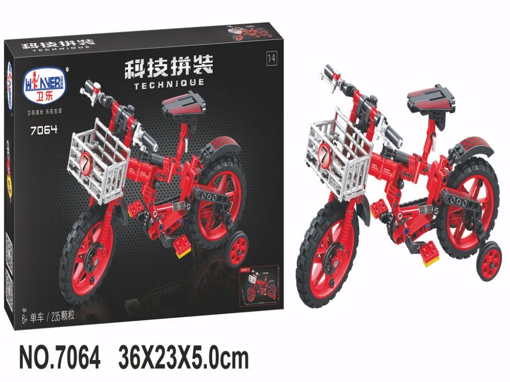 

7064 Technic Motorbike Motorcycle Car bicycle building bricks blocks toys for children Boy Game Bela Lepin