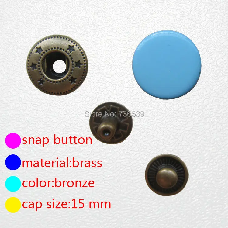 Free Shipping 100sets+installation tools 15mm 831 Metal snap fastener