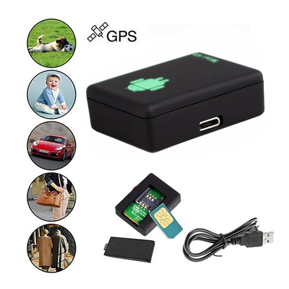 

Mini A8 GSM/GPRS Pets Tracker Portable Real Time Global Tracking Device for Cars Kids Elder Pets USB Chargeable Locator Finder