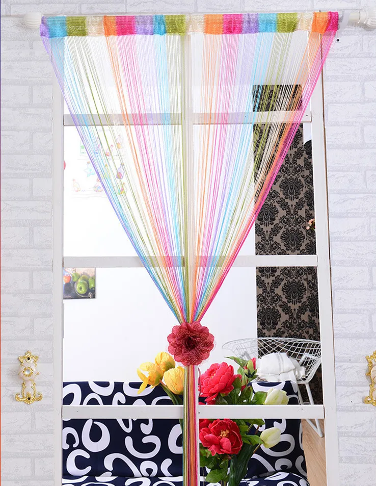 

Home decoration 100*200 Cm Line Curtain Interior Raised Decor Hotel Bedroom Curtain Multicolor Optional blackout curtains