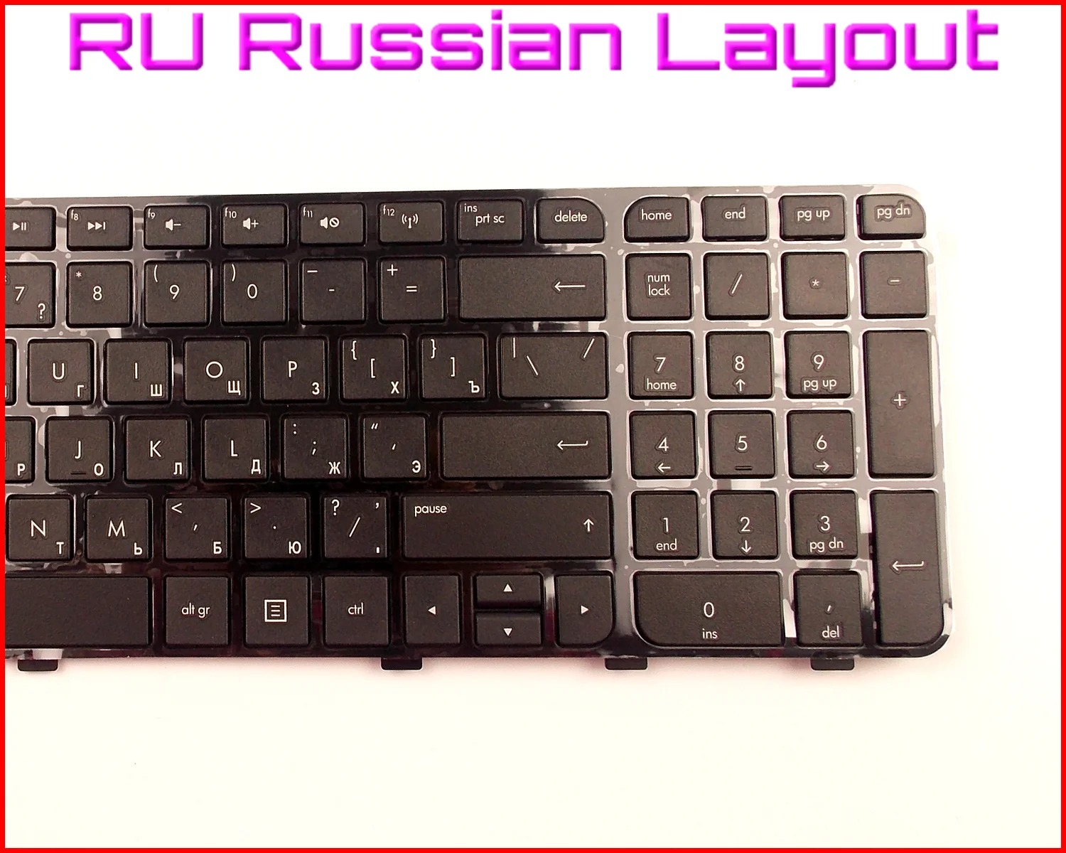 Новая клавиатура RU Русская версия для HP dv6z-7000 dv6t-7000 dv6-7134nr 684805-171 nsk-ckbbw 9z. n7yuw. 001 ноутбука ж/Рамки